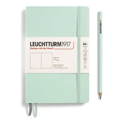 Leuchtturm1917 Zápisník Mint Green Softcover B6+ čistý