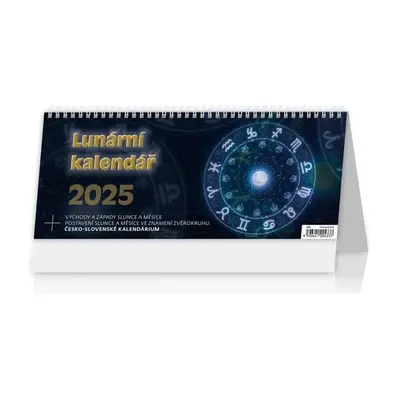 Kalendář stolní 2025 - Lunární kalendář / Lunárny kalendár