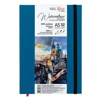 ROSA Gallery Sketchbook pro akvarel Fabriano Unica A5, 250g/m2, 32 str.