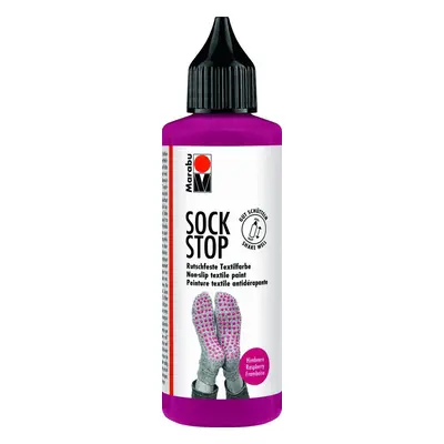 Marabu Sock Stop Protiskluzová barva - malinová 90ml