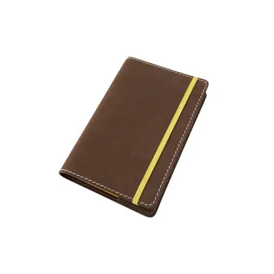 Kožený obal na diář Moleskine L 21 x 13 cm - kůže hnědá Nubuk