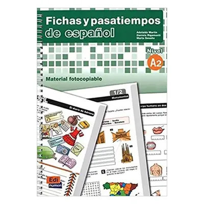 Fichas y pasatiempos de espańol - Nivel A2