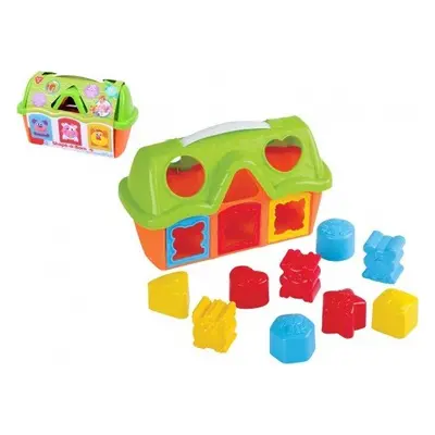 Vkládačka stodola s tvary 10ks plast 25x17x11cm 12m+ - Play Go