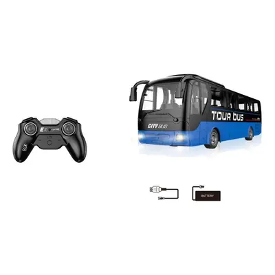 RC Autobus na dálkové ovládání modrý - Alltoys