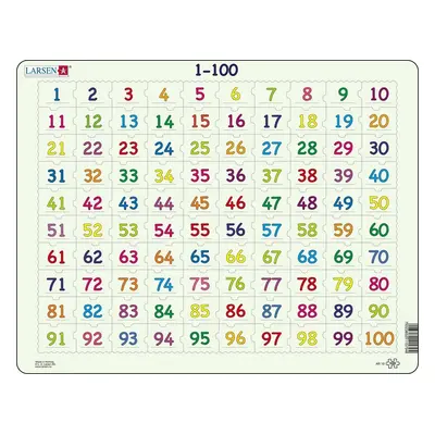 Puzzle MAXI - 1-100 /100 dílků - Larsen