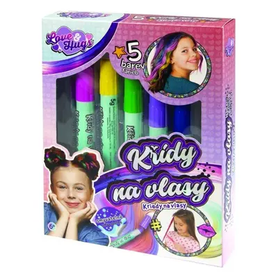 Křídy na vlasy Love and Hugs - Alltoys