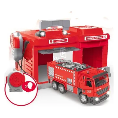 Hasičský hrací set – garáž - Alltoys