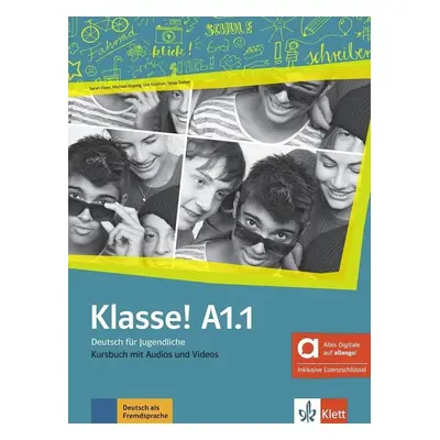 Klasse A1.1 – Hybride Ausgabe – Kursbuch + MP3/Video allango.net + Lizenz (24 Monate)