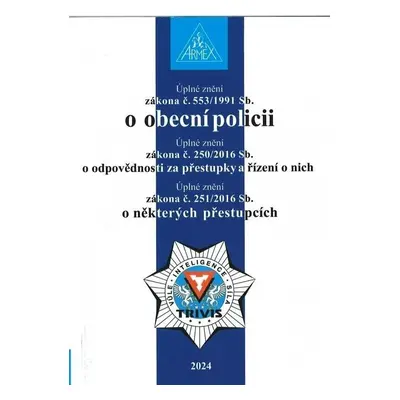 Zákon o obecní policii č. 553/1991 Sb., Zákon o odpovědnosti za přestupky a řízení o nich č. 250