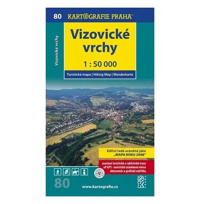 1: 50T (80)-Vizovické vrchy (turistická mapa)