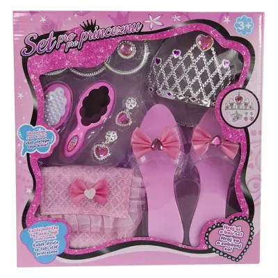 Set pro princeznu (pantoflíčky, sukýnka, zrcátko) - Alltoys