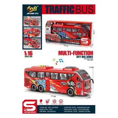 Autobus červený 1:16 - Alltoys