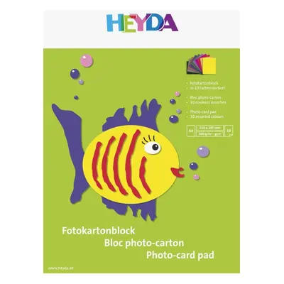 HEYDA Blok fotokartonů 300 g A4 - ryba 10 listů