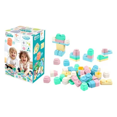 Stavebnice kostky silikonové Play&Squish 24 ks - Mochtoys