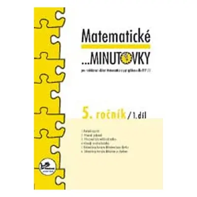 Matematické minutovky pro 5. ročník / 1. díl - Josef Molnár