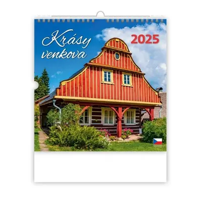 Kalendář nástěnný 2025 - Krásy venkova