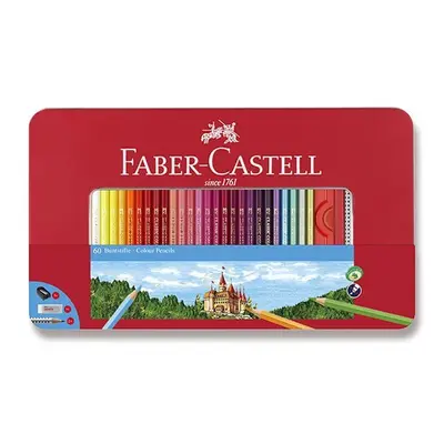 Faber - Castell Pastelky šestihranné - dárkový box 60 ks