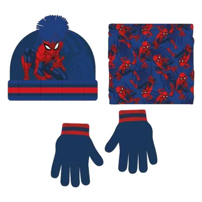 Sada čepice + rukavice + nákrčník Spiderman - Alltoys Cerdá