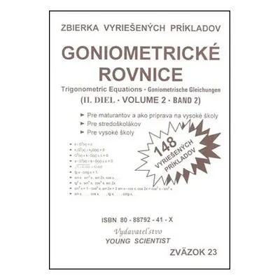 Goniometrické rovnice II. diel - Marián Olejár