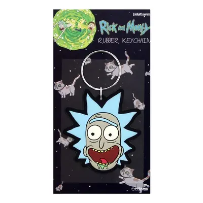 Klíčenka gumová Rick and Morty/Rick crazy smile - EPEE