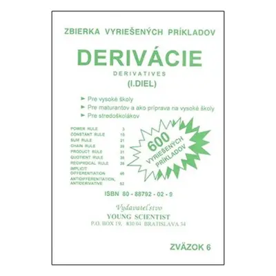 Derivácie I.diel - Marián Olejár