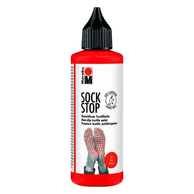 Marabu Sock Stop Protiskluzová barva - červená 90ml