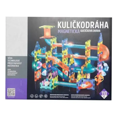 Kuličkodráha magnetická se světlem 110 ks - Alltoys