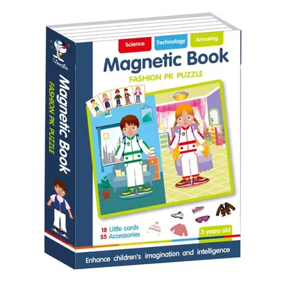 Magnetická kniha skládačky móda 73 ks - Alltoys