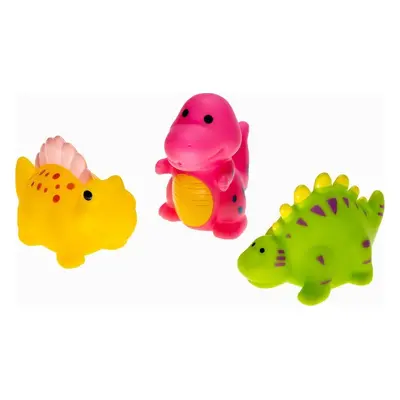 Dinosaurus 3ks do vody stříkací plast 7-9cm v sáčku 13,5x20cm 0m+ - Hájková