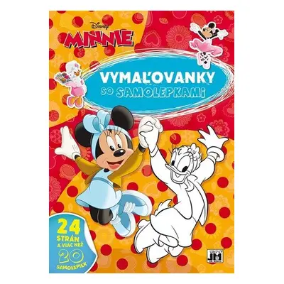 Vymaľovanky so samolepkami Minnie