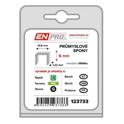 Spony PROFI, 345/06 mm, 3500 ks, ENPRO