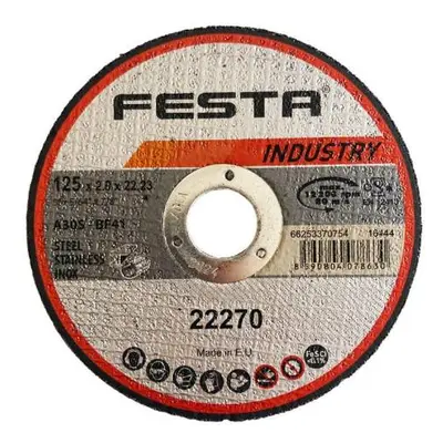 Kotouč řezný kov Ø 125 x 2 mm, FESTA INDUSTRY