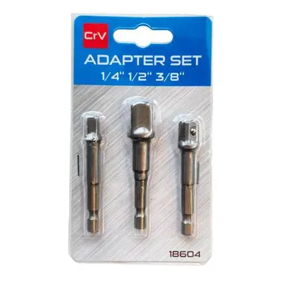 SET adaptérů do vrtačky 1/4", 3/8", 1/2"