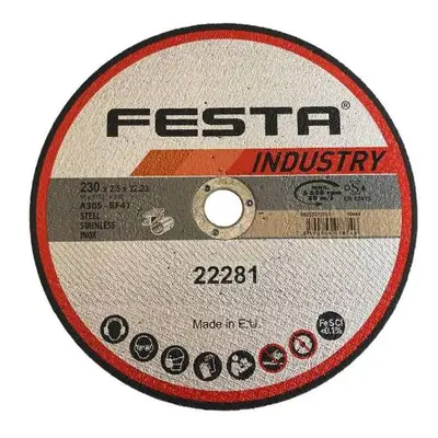 Kotouč řezný kov Ø 230 x 2,5 mm, FESTA INDUSTRY