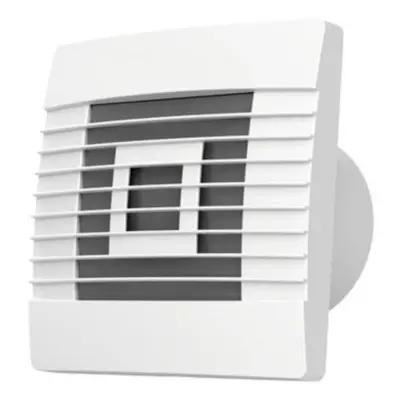 Ventilátor stěnový s žaluzií 100 mm, šňůrkový vypínač