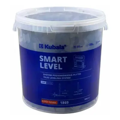 Spony Smart Level, 1,5 mm, 800 ks + kbelík 20 l, Kubala