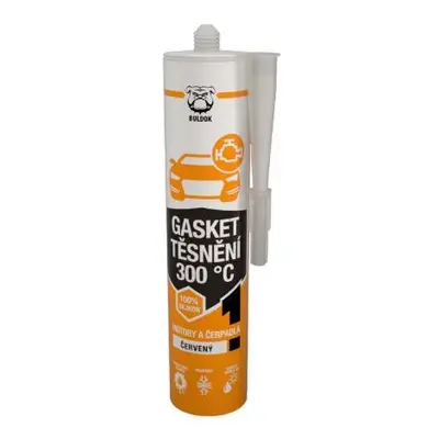 Těsnění gasket 300 °C červený 280 ml, BULDOK