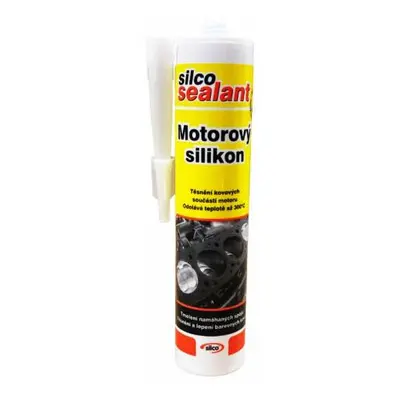 Silikon vysokoteplotní motorový 275 °C, 310 ml, červený, SILCO