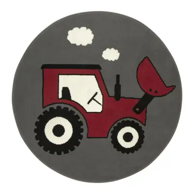 Dětský koberec Luna Kids 534457/51915 Traktor, krémový