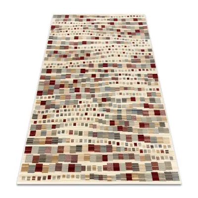 Koberec KILIM 7950/52933 geometrický šedý / béžový