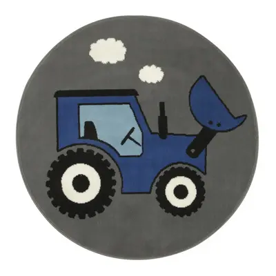 Dětský koberec Luna Kids 534457/94911 Traktor, modrý