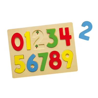 Puzzle skládačka na podložce Viga 58545 čísla