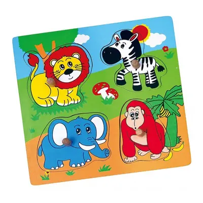 Puzzle s překvapením Viga 59563 zoo