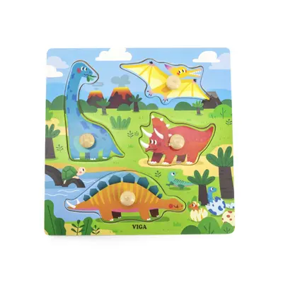 Puzzle s držadly Viga 44596 dinosauři