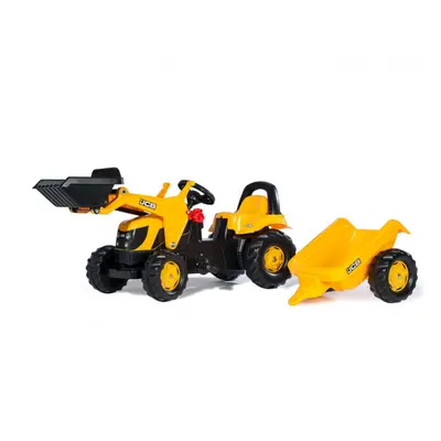 Šlapací traktor JCB se lžící a přívěsem Rolly Toys 023837