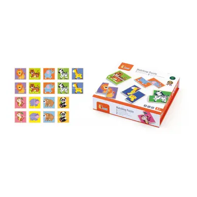 Odpovídající puzzle Viga 50842 divoká zvířátka