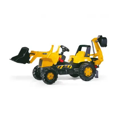 Šlapací traktor JCB s přední i zadní lžící Rolly Toys 812004