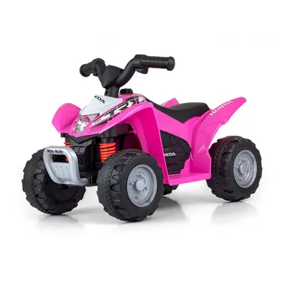 Elektrická čtyřkolka HONDA ATV růžová