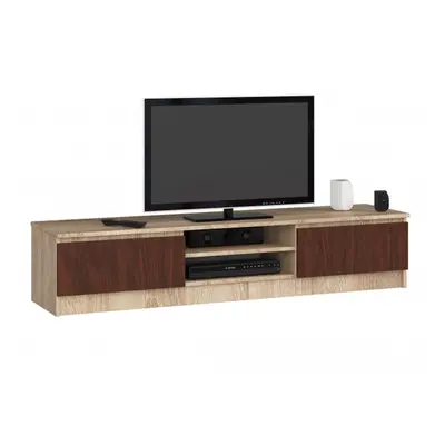 Stolek pod TV RTV K 160 CLP sonoma / wenge