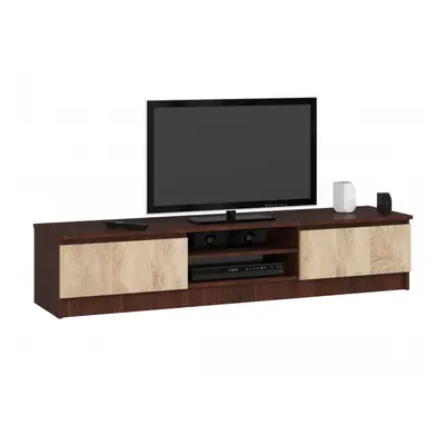 Stolek pod TV RTV K 160 CLP wenge / sonoma